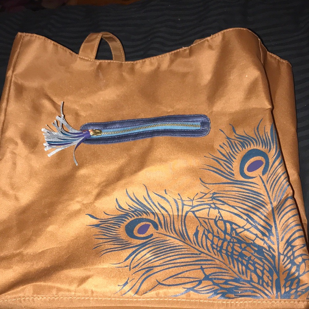 Peacock Feather Tote